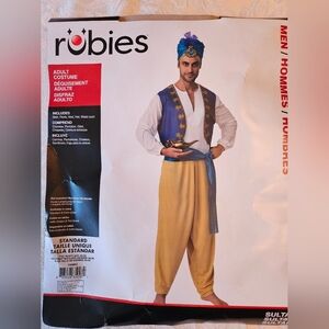 Rubie's Sultan Blue and Yellow Adult Costume, Standard Size 36-38, NWT